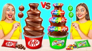 Chocolate Fountain Fondue Challenge | Delicious Recipes by Jelly DO Challenge