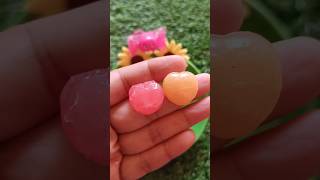 2 Type of ♥️LOVE LONE♥️🍓Strawberry, 🍊Orange🍓🍊 Heart Shaped  fruits Toffee #viral #yummy #asmr 🍓🍊🍊