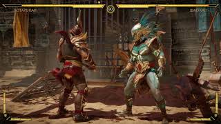 Mortal Kombat 11 KOTAL KAHN vs SHAO KAHN RTX 2060 i5 9400f 8GB RAM 144HZ MONITOR