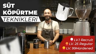 PROFESYONEL VE AMATÖR  KÖPÜRTME (KREMA YAPMA) TEKNİKLERİ