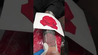 Rose Tattoo GONE WRONG! #tattoo #tattooing #short #viral #rose #rosetattoo #funny #ohno #coverup