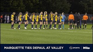 Marquette ties DePaul at Valley