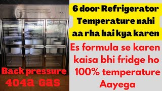 6 Door Refrigerator gas charging|| six Door Chiller||6 door Chiller mai kaise gas charge karte hain