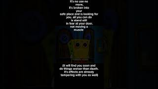 Oh great 😡 #skitzo #spongebob #horrorstories #scary #basement #intruders #help