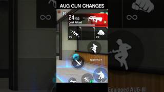 Aug Gun Ability 😱 Free Fire Aug Gun Ability Test #shorts #viral