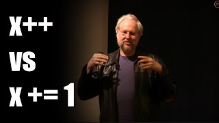 Douglas Crockford Plus Plus vs Plus Equals