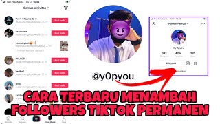 TERBARU,CARA MENAMBAHKAN FOLLOWERS TIKTOK || CEPAT PERMANEN