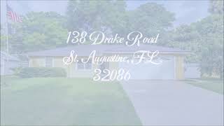 138 Drake Road St  Augustine, FL 32086