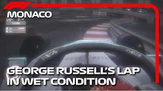 George Russell's Hotlap in Wet Condition Monaco GP | Assetto Corsa #f1