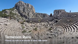 [4K] Türkiye(Turkey) - Termessos Ruins (Antalya) 튀르키예(터키) - 테르메소스 고대 도시 (안탈리아)