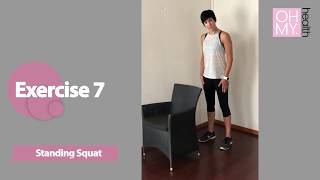 Meniscus Injuries - Exercise 7 - Standing Squat