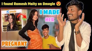 Omegle to Real Life 😍 | I Made Her Pregnant Reaction video 😍 | Ramesh Maity | Shantanu Gupta |