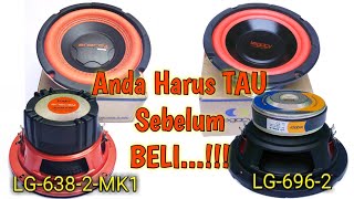 JANGAN SALAH PILIH // Speaker  LEGACY LG-638-2-MK1 & LG-696-2 // Speaker LEGACY SUBWOOFER