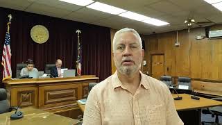 2024-08-26 Jeff Creed on speed humps in Chillicothe Council