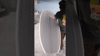 How to shape a longboard #shorts #surf #trending