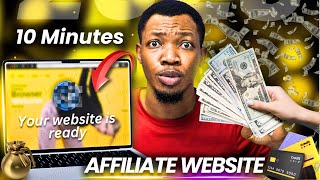 Affiliate Marketing Made Easy | Build a Website in 10 Minutes