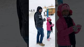 Let’s Play in the Snow! Winter Fun in Tbilisi, Georgia #ytshorts #shorts #familyvlogs #snowfall