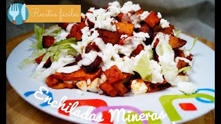 ENCHILADAS MINERAS | MUY FÁCILES DE HACER  #vegetarianas