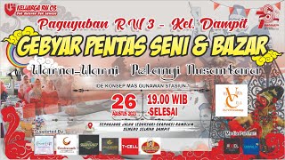 PANGGUNG WARGA & BAZAR RAKYAT 'SEMERU SELATAN RW. 03 DAMPIT "HUT RI KE 78 I LIVE🔴 PART#1