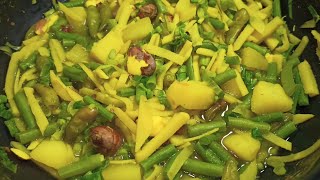 Gudok Recipe | Bamboo Shoot Jack Fruit Seeds With Vegetables Gudok | Muya Gudok | Tripuri Dish |