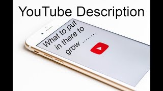 YouTube Video DESCRIPTION Tips To Grow Your Channel on YouTube