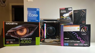 [MINI ITX] 4060 x i5-12400F | MY 4TH GAMING PC BUILD (5.8L)