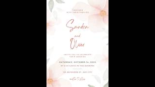 #wedding #invitation  #template #trendingshorts #viralvideo