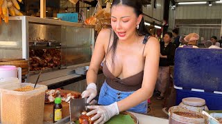 She Serves The Best Grilled Chicken In Pattaya - Thai Street Food