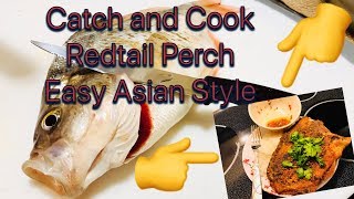 CATCH CLEAN AND COOK: Surf Redtail Perch (Easy Asian Style)