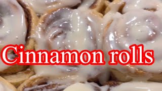 Homemade cinnamon rolls yummy snack! #genelyskitchen