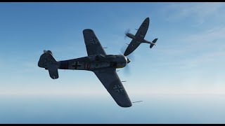 Fw 190 vs Spitfire Dogfight  [4K]