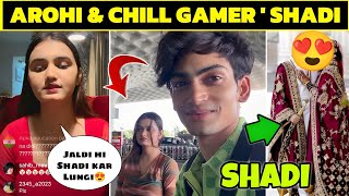 Arohi Khurana LIVE Reaction on His SHADI 😍 | Arohi khurana marriage | Arohi shadi with chill