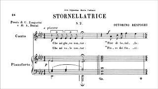 Ottorino Respighi - Stornellatrice (Orchestra) (1906) [Score]