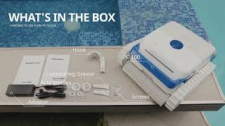 【AIRROBO】How to master PC100 Cordless Robotic Pool Cleaner - What's in the box? #airrobo #petgroomer