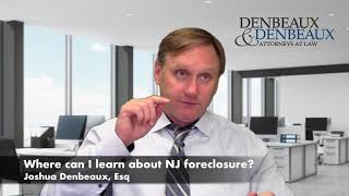 Foreclosure Resource Book from Denbeaux and Denbeaux