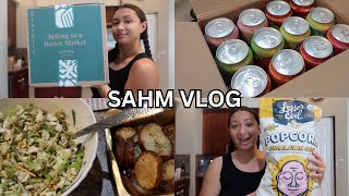 sahm vlog: favorite costco finds + thrive market haul + healthy dinner idea