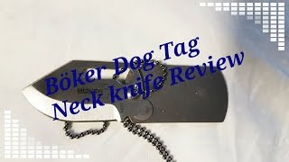 Boker Dog Tags Neckknife Review and Comparison - Hospital Edition