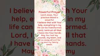 Powerful Prayer!#prayerfortoday #jesus #jesuschrist #jesuslovesyou #prayer #shorts