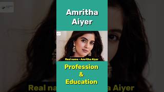 Amritha Aiyer (Hanuman Movie Actress) Profession & Education 2024 #biographygyan #shorts #short