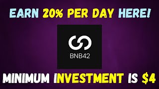 [FIL/ENG] BNB42 - Earn 20% A Day with your BNB Binance Coin - High Risk High Reward DeFi Investment