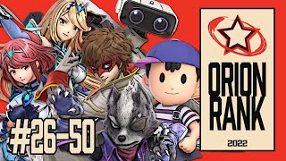 The Top 100 Smash Ultimate Players of 2022: OrionRank #26-50