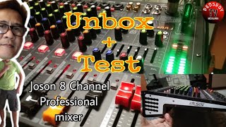 Unbox + Test||Joson Professional Mixer||Audio Mixer