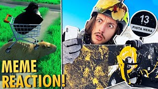 MEME REACTION MA SULLO SNOWBOARD!!