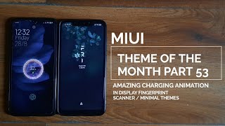 Miui 11 best theme of the month part 53 / In display fingerprint / cool charging animation / hindi