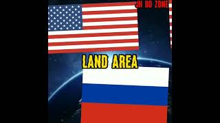 USA 🇺🇲 VS🇷🇺 RUSSIA Comparison.#shorts #youtube @মূল্যায়ন #geography #onlyforeducation #country