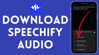 How to Download Speechify Audio (2024) | Install Speechify Audio