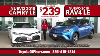 Otoño trae super ahorros en Toyota of Pharr