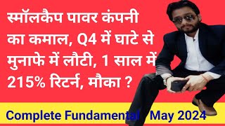 Small cap Company के शेयर में ताबड़तोड तेज़ी , आंधी नही इसमें सुनामी तेज़ी है ?