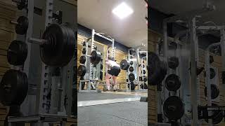 W2: Pause Squat 157.5kg x 5, Box Jump 117.6cm x 5, Pendlay Row 115kg x 5, Military Press 70kg x 5