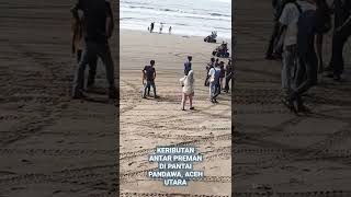 Keributan antar preman di pantai Pandawa, Seunudon, Aceh Utara.